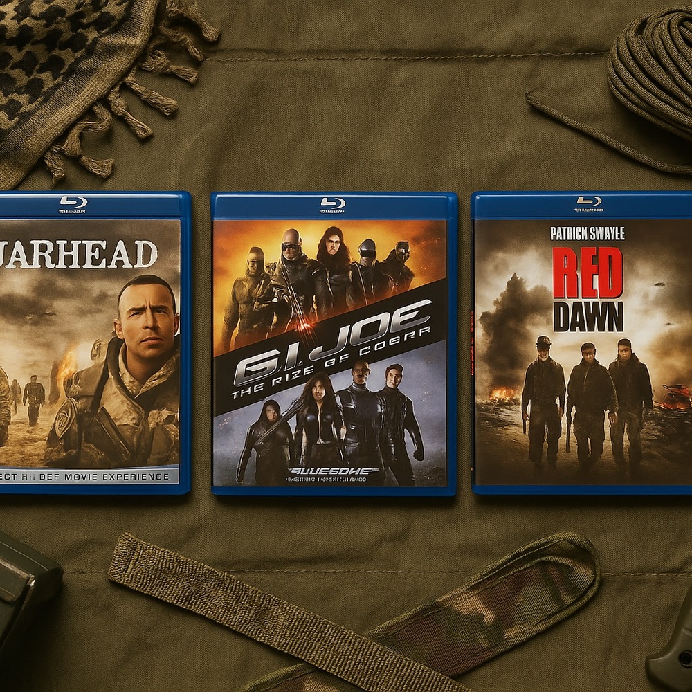 Blu-ray Movie Bundle – Military Action (Set of 3)